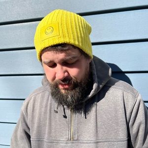 Love Your Melon Smiley Beanie Unisex OS